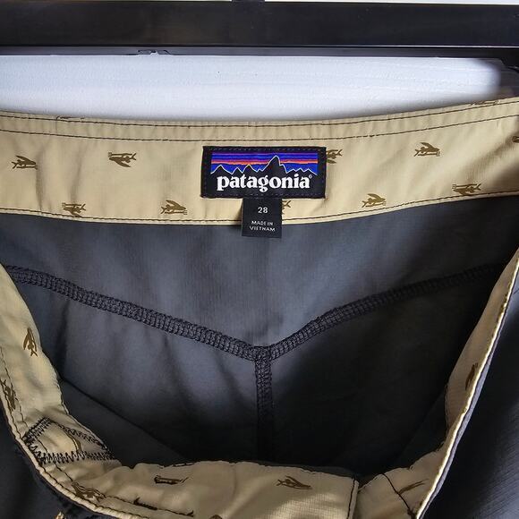 Patagonia Board Short Mens 28 Unlined Swim Trunks‎ Gray - Picture 4 of 8